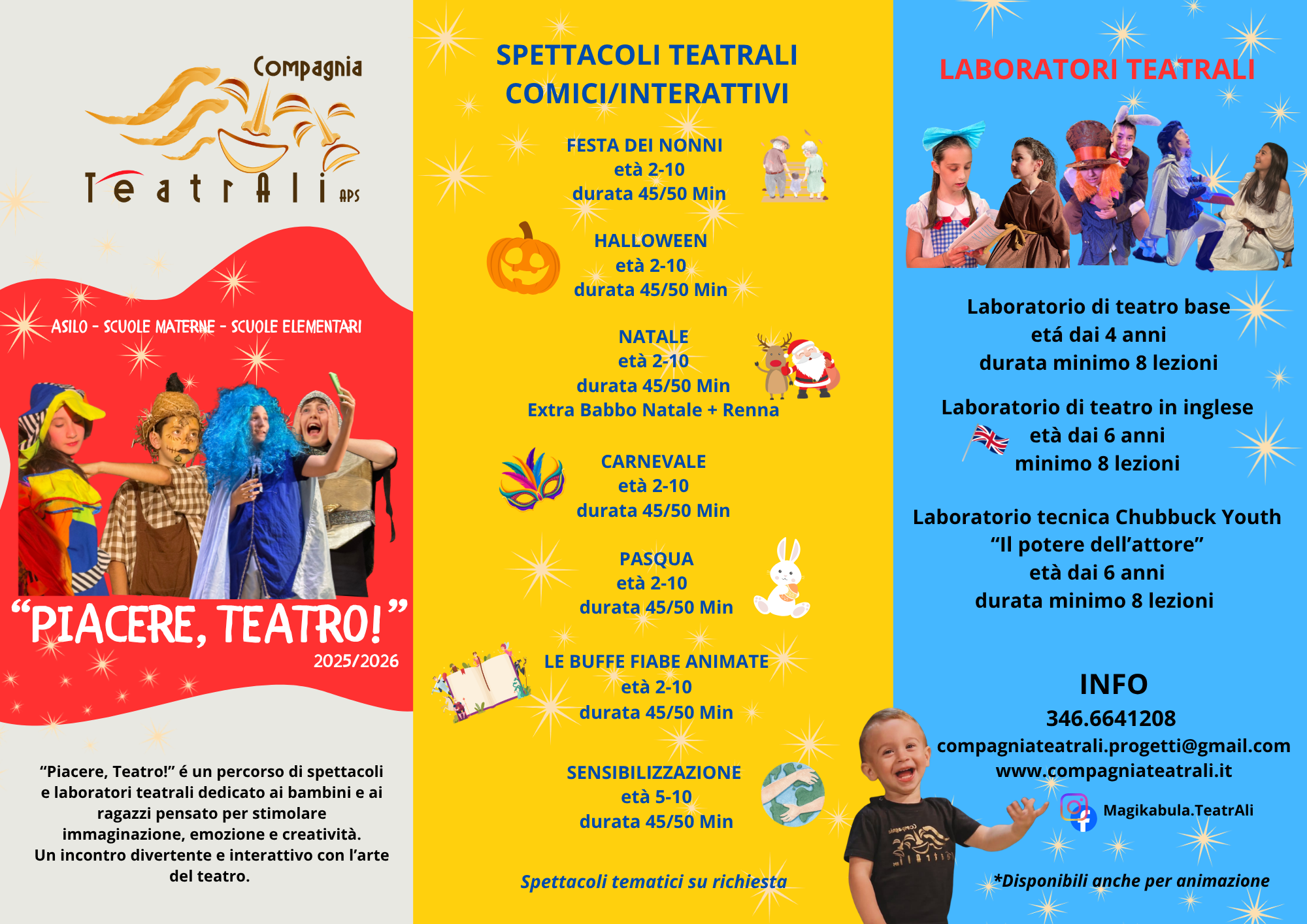 Piacere Teatro - Asilo, Scuole Materne e Elementari