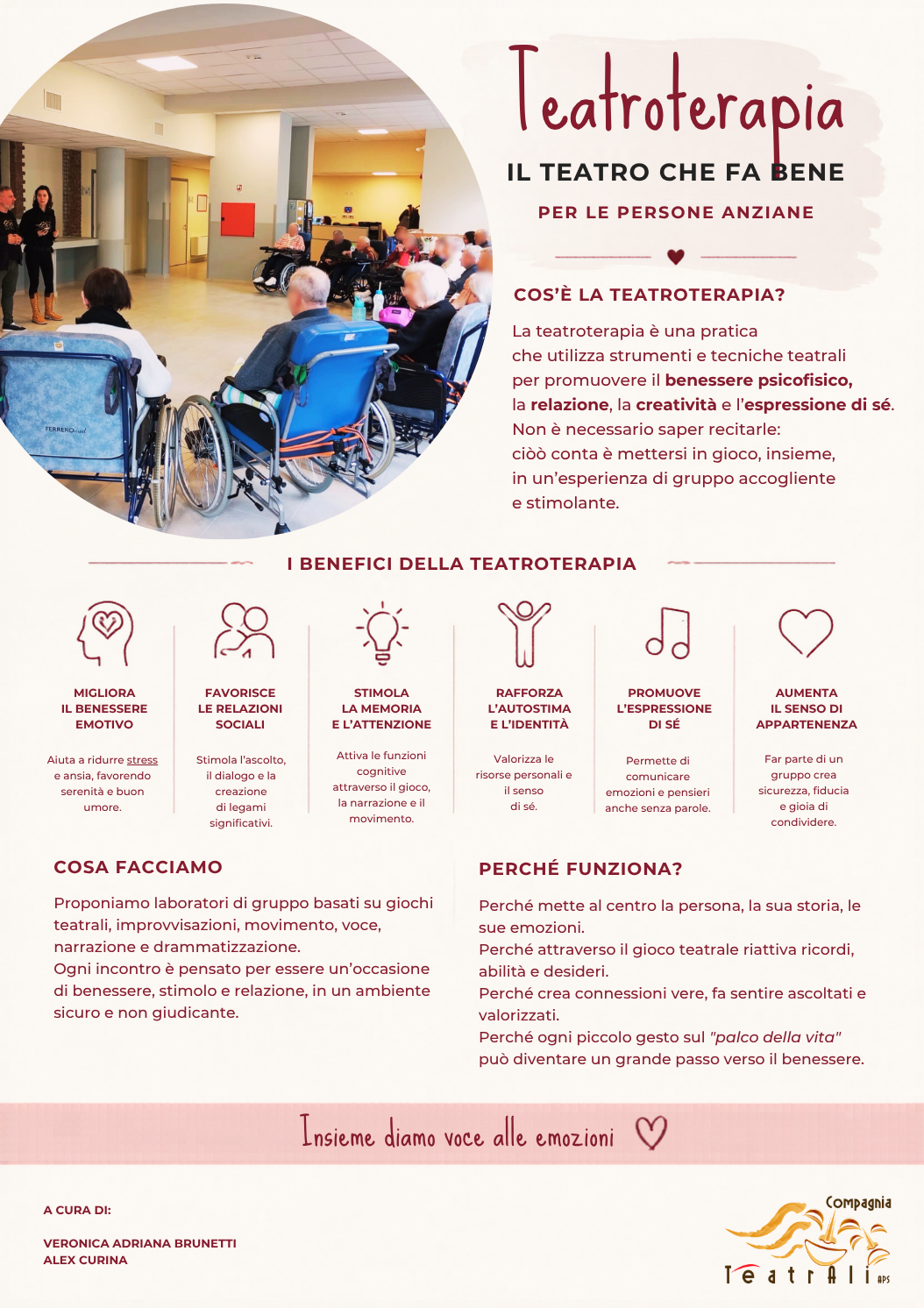 Laboratorio di Teatroterapia per persone anziane